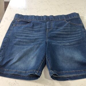 Terra & Sky Dark Blue Denim Shorts